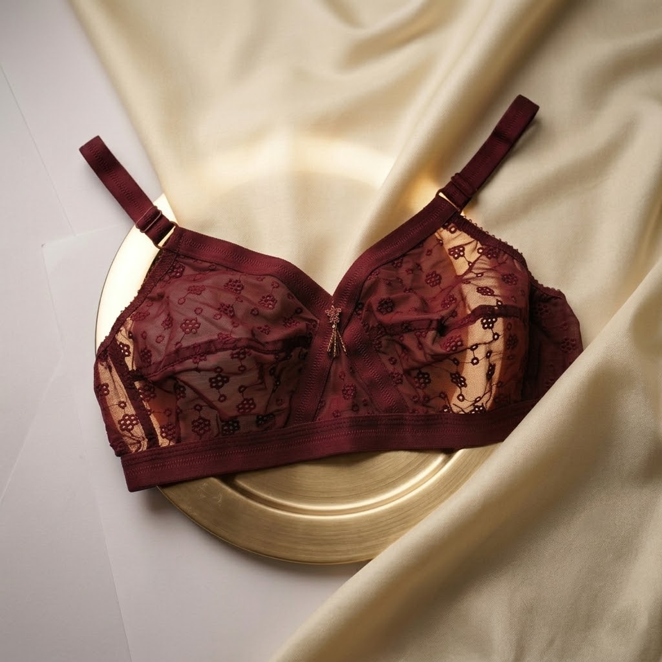 No Side Fat, Regular Usable Comfort Bra, Sweat-Free, Perfect Support- Like-Me Chandana