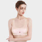 Cotton Seamless Yoga and Gym Non-Padded Back Bra: Racerback: BR22110