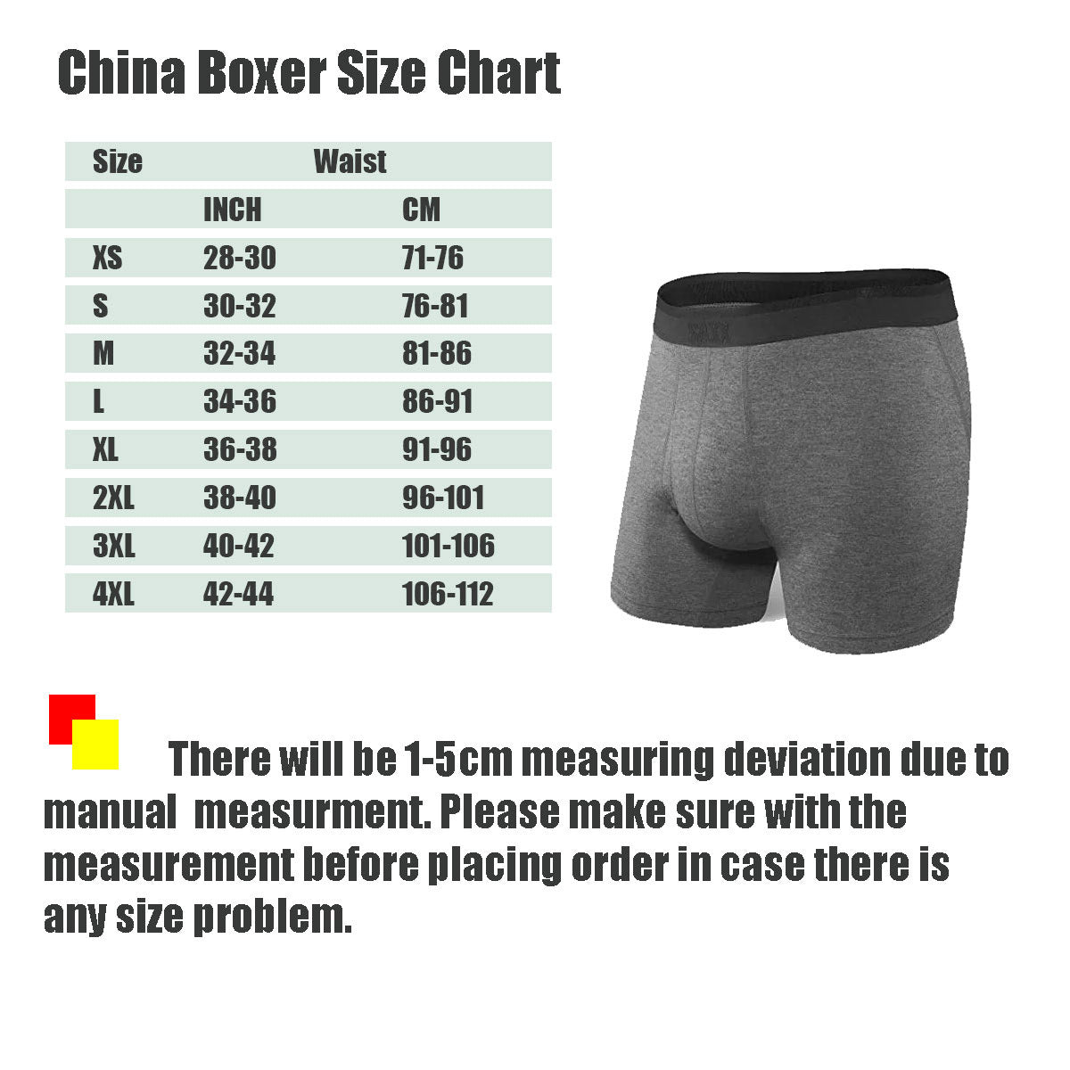 Cotton Breathable Underwear for Men Solid Multicolor -BO21113