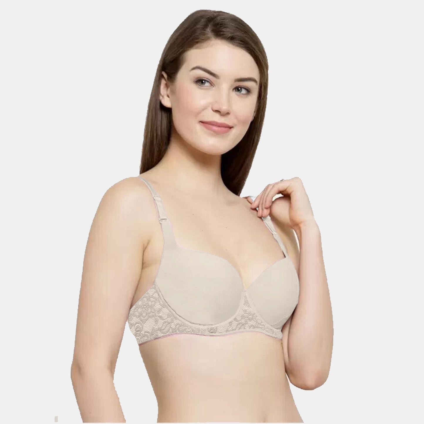 Padded Wired 3/4th Coverage T-Shirt Bra -BR21121