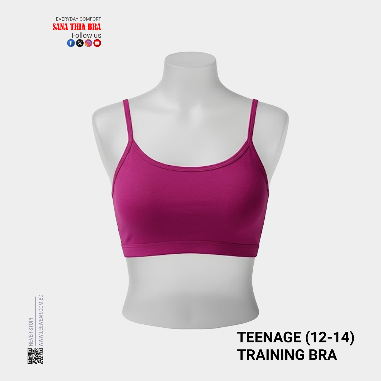 First Fit Training Bra for Growing Girls