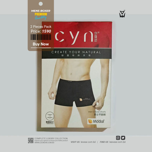 CYN 2Piecs Men's Underwear Boxer -BO23104_02