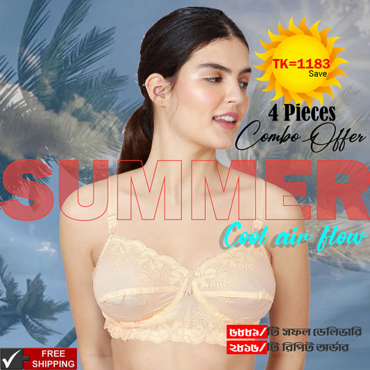 4 PIECES COMBO 1 PIECE GIFT OFFER INDIAN JULIET JOYETA BR23115 -QTY05