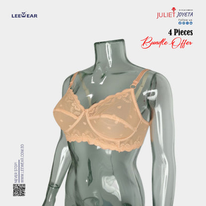 4 PIECES COMBO 1 PIECE GIFT- JULIET JOYETA BR23115 -QTY05