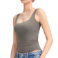 PUMIEY Brand Square Neck Sleeveless Sports Tang Top  (SBR26111)
