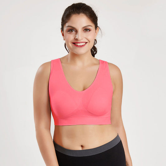 Seamless Yoga Sport Bra Wireless Sleep Bralette- BR21125