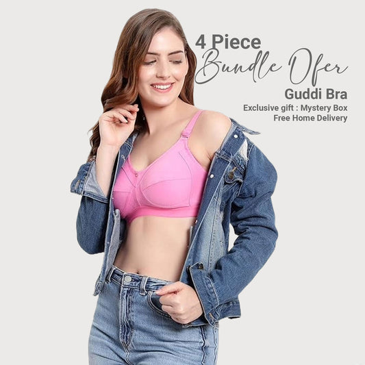 Kalkata 4 Pieces Guddi Bra+ Mystery Box Gift Offer