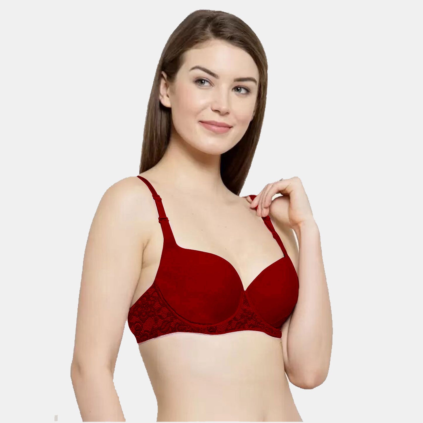 Padded Wired 3/4th Coverage T-Shirt Bra -BR21121