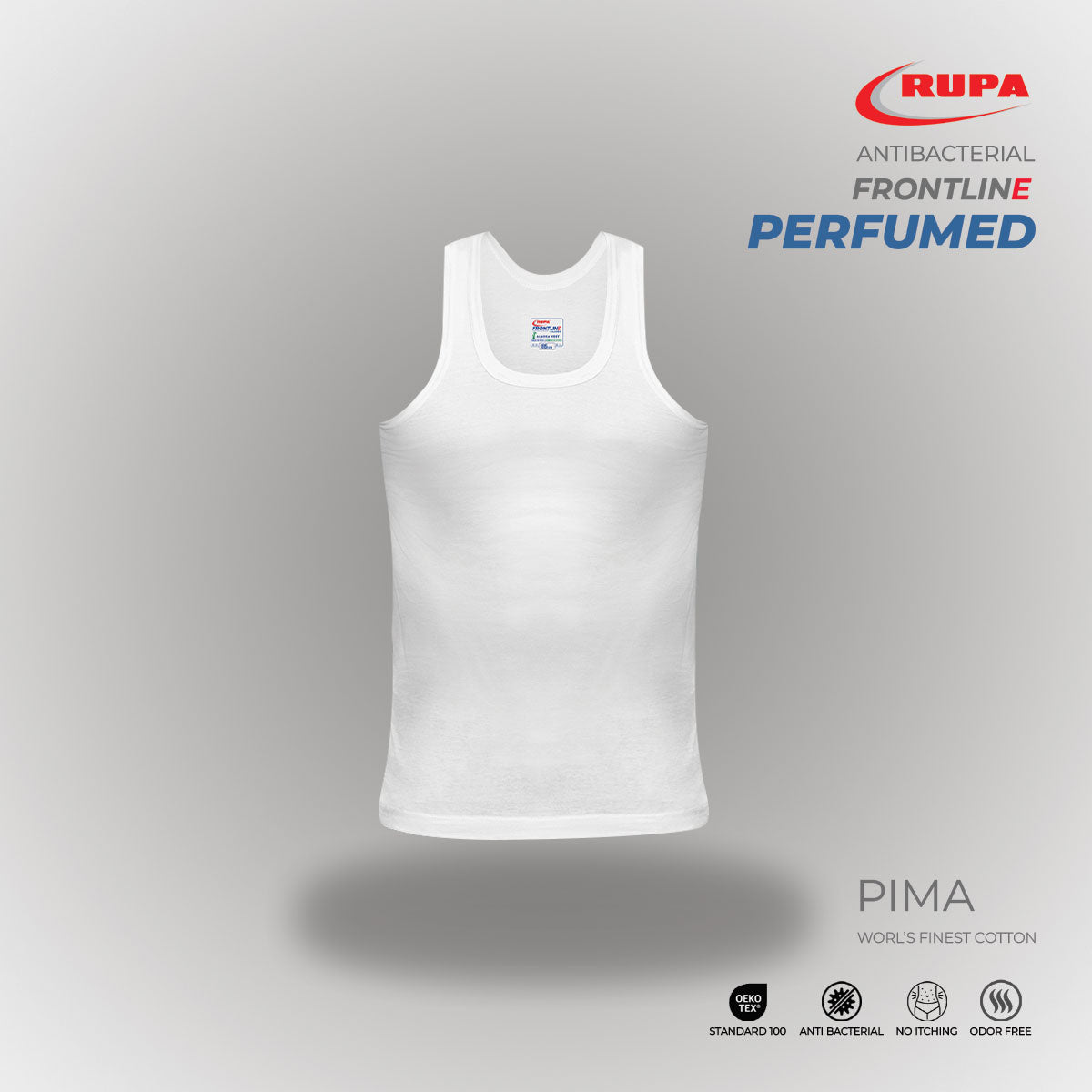4Pieces Rupa Antibacterial Frontline Perfumed Vest VE21101_Qty04