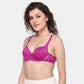 Juliet Kajol Lace Spandex Pad less Wire free Full coverage Bra BR23102