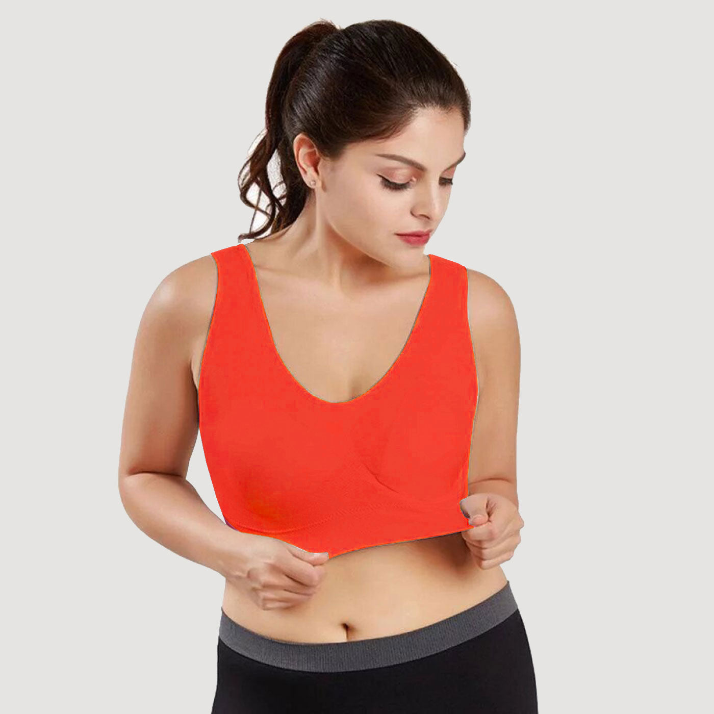 Seamless Yoga Sport Bra Wireless Sleep Bralette- BR21125