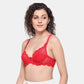 Juliet Kajol Lace Spandex Pad less Wire free Full coverage Bra BR23102