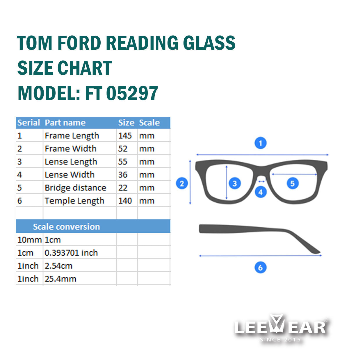 Unisex Tom Ford FT5408  Eyewear Square Optical Frame RG21102LB0