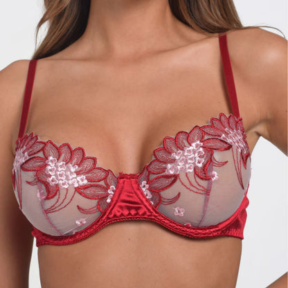 The Bra That Makes Your Honeymoon Night Unforgettable Bra & Peanty Set(SBR26107)