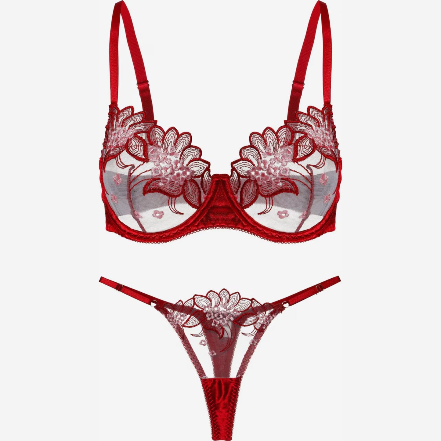 The Bra That Makes Your Honeymoon Night Unforgettable Bra & Peanty Set(SBR26107)