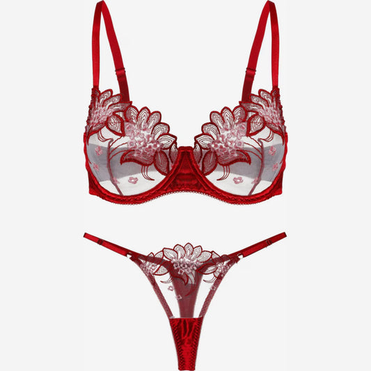 The Bra That Makes Your Honeymoon Night Unforgettable Bra & Peanty Set(SBR26107)