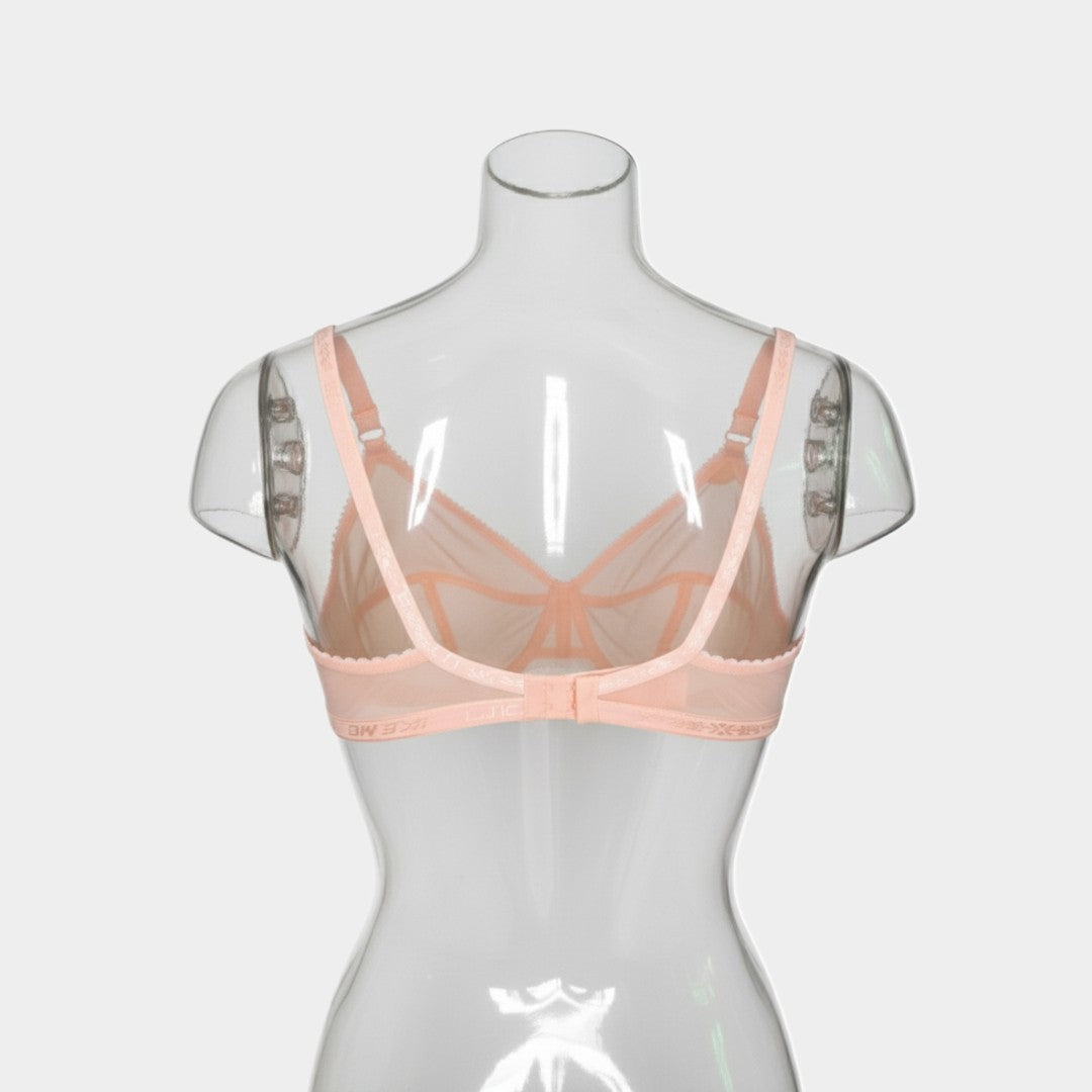 4 Pieces Bundle Offer Like-Me Rosea Plain Voile Cotton Fabrics Bra BR21114-01