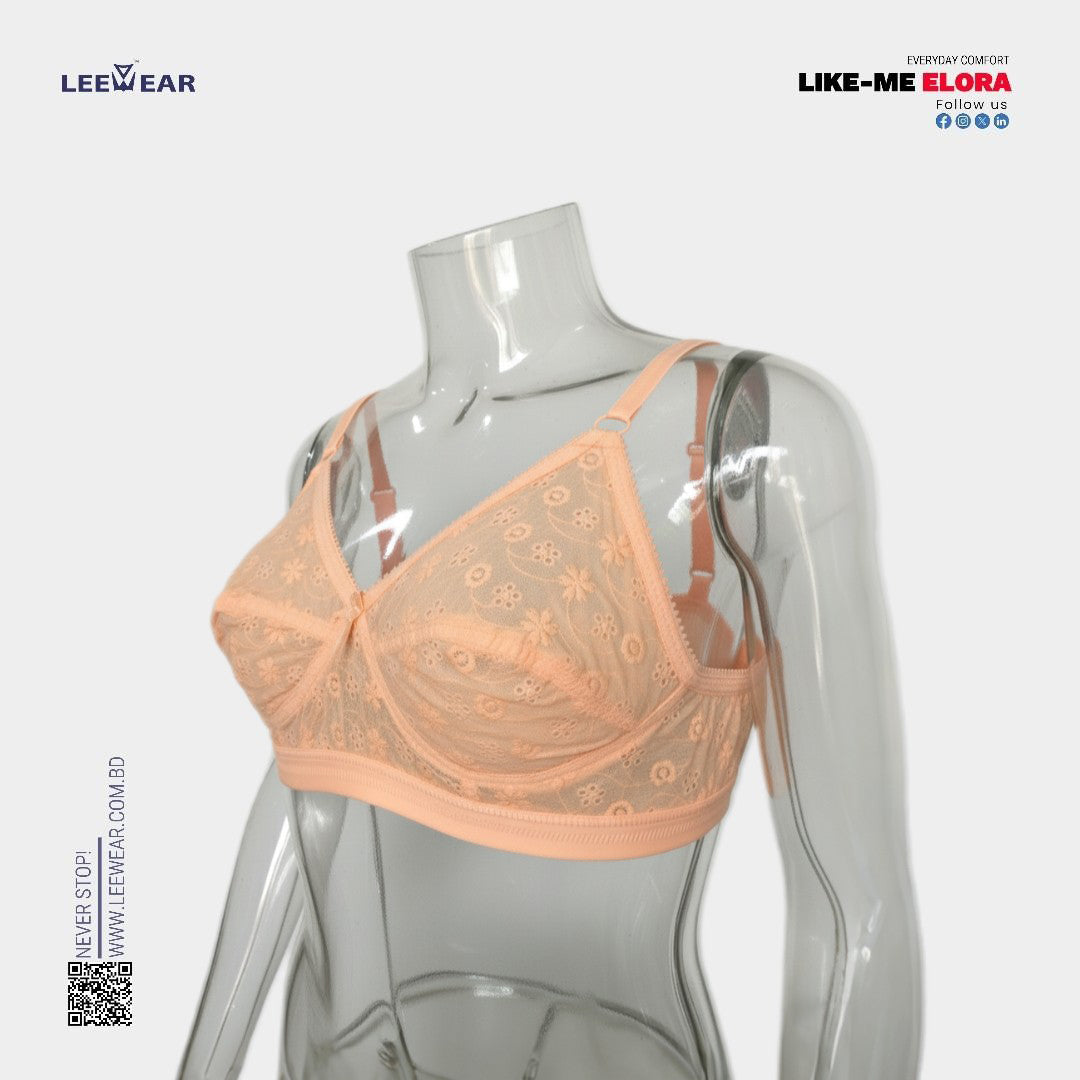 Like-Me Elora Embroidery Cotton  Bra BR21113-07