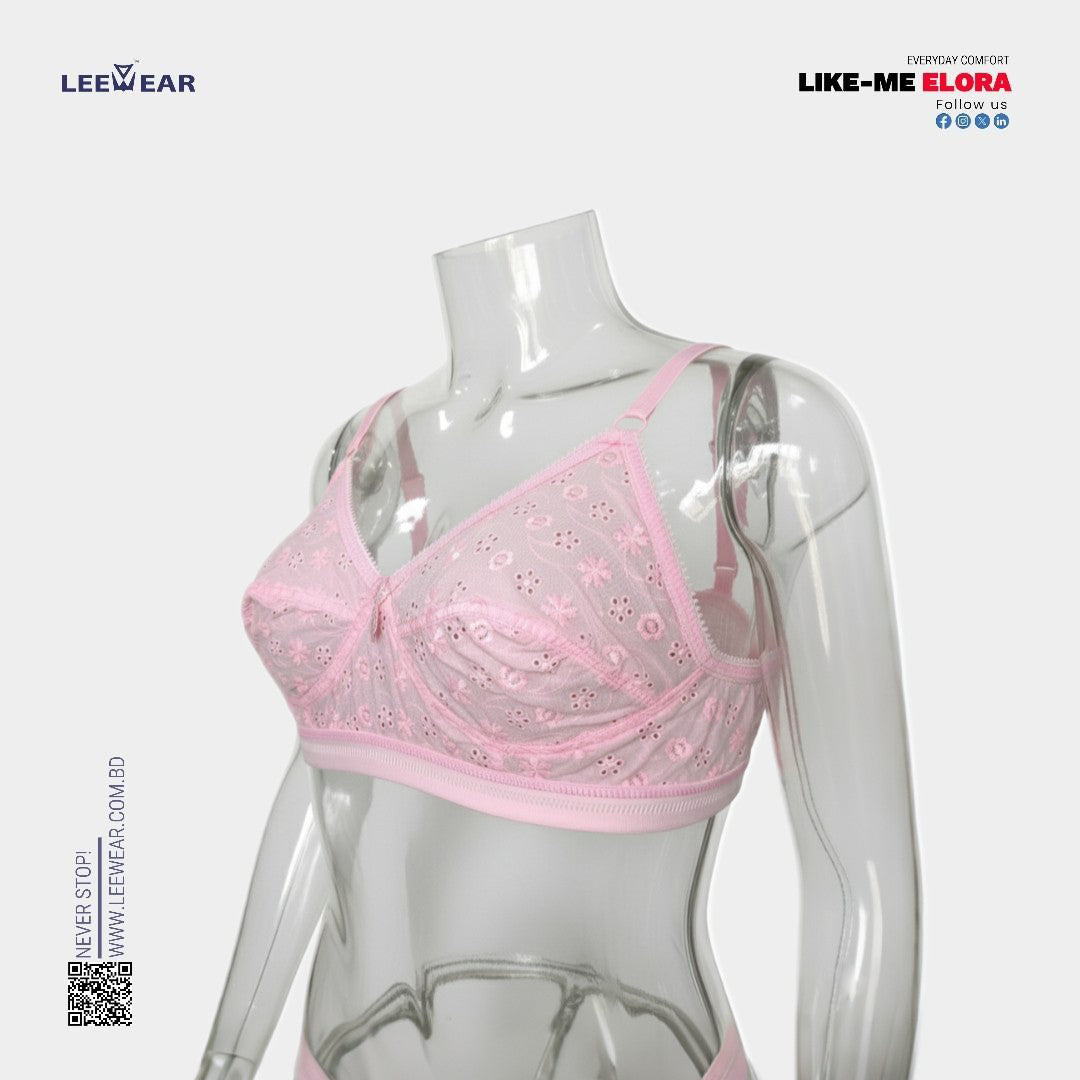 Like-Me Elora Embroidery Cotton  Bra BR21113-07
