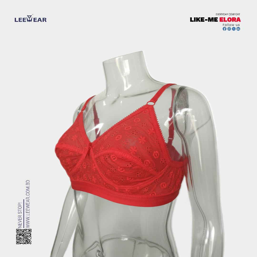 Like-Me Elora Embroidery Cotton  Bra BR21113-07