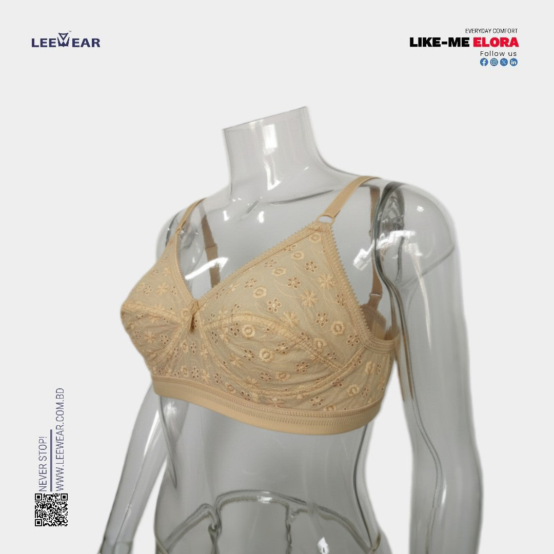 Like-Me Elora Embroidery Cotton  Bra BR21113-07