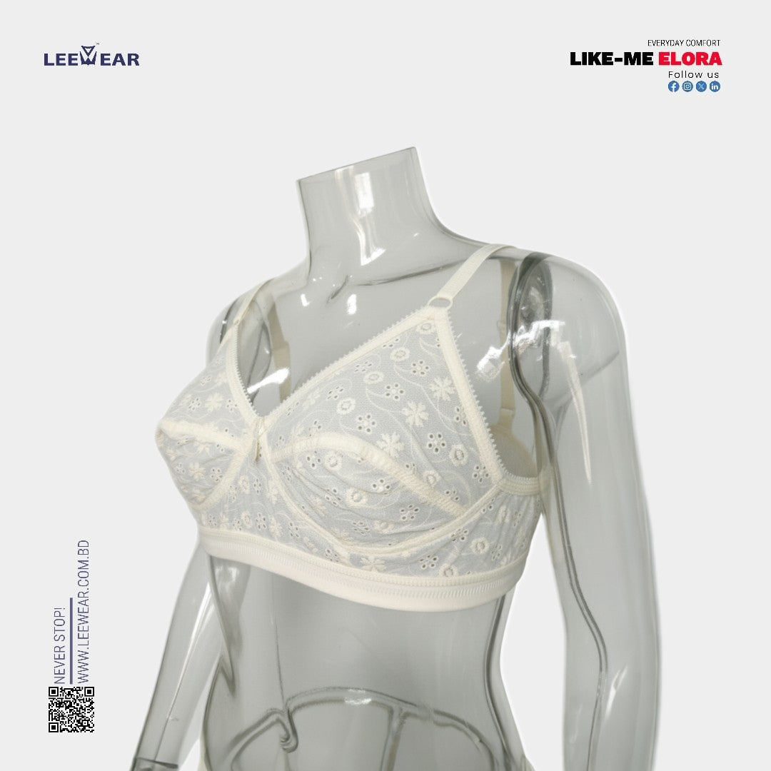 Like-Me Elora Embroidery Cotton  Bra BR21113-07