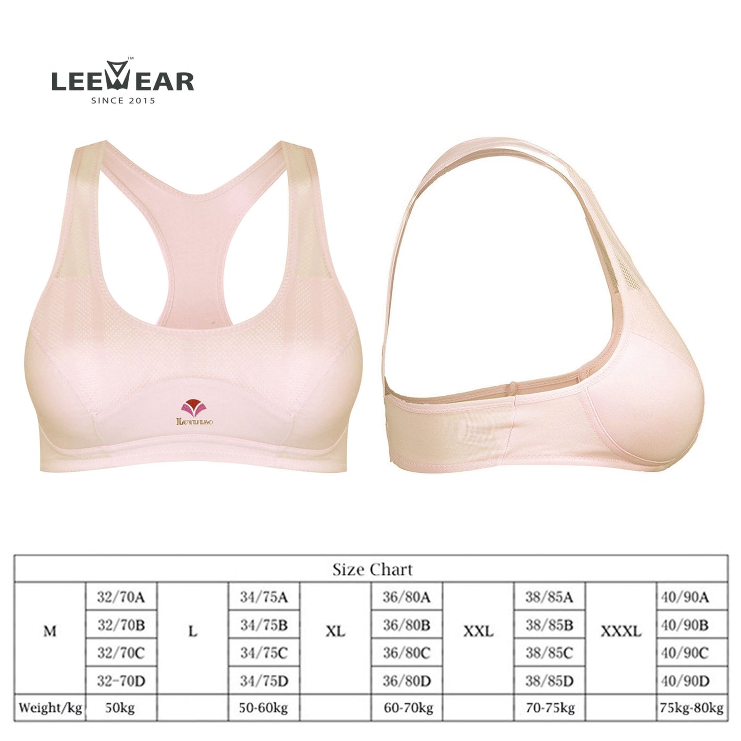 Cotton Seamless Yoga and Gym Non-Padded Back Bra: Racerback: BR22110