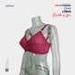 4 Pieces Bundle Offer Like-Me Chandana Embroidery Cotton Pad less Wire free Full coverage Bra BR21111-08