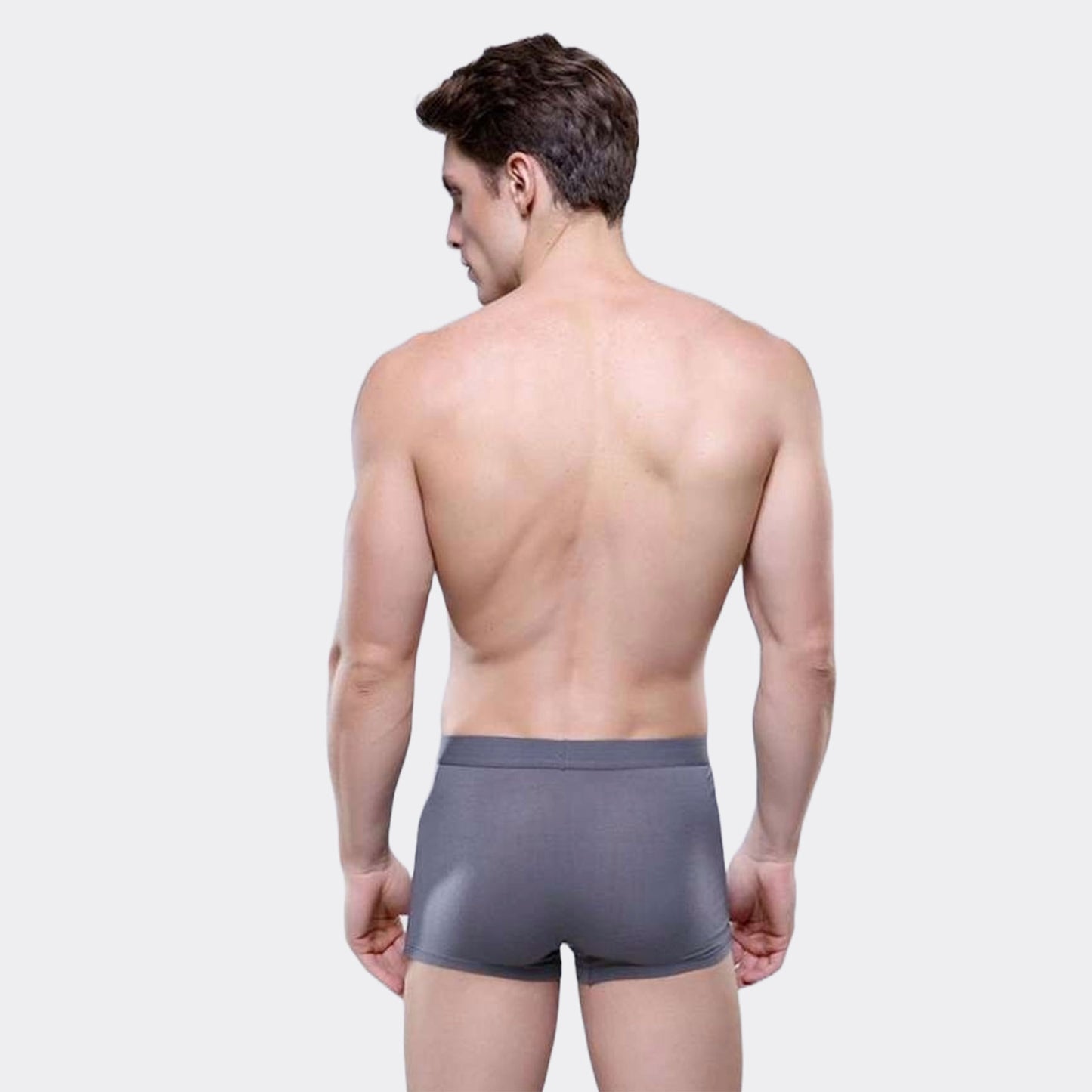 Cotton Breathable Underwear for Men Solid Multicolor -BO21113