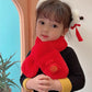 CrossNeck Scarf Soft Cartoon Comfortable Thickened Bear Decor Neck WC2023NM010