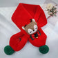 Cross Neck Scarf Soft Cartoon Comfortable Thickened Bear Decor Neck WC2023NM008