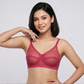 Breezy Bra Maroon front view
