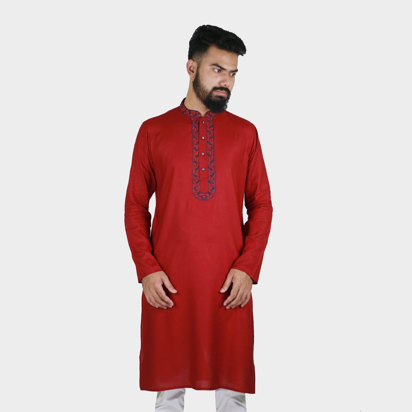 LeeWear's Linen Punjabi Kurta - Lightweight & Breathable Ethnic Wear PN21121