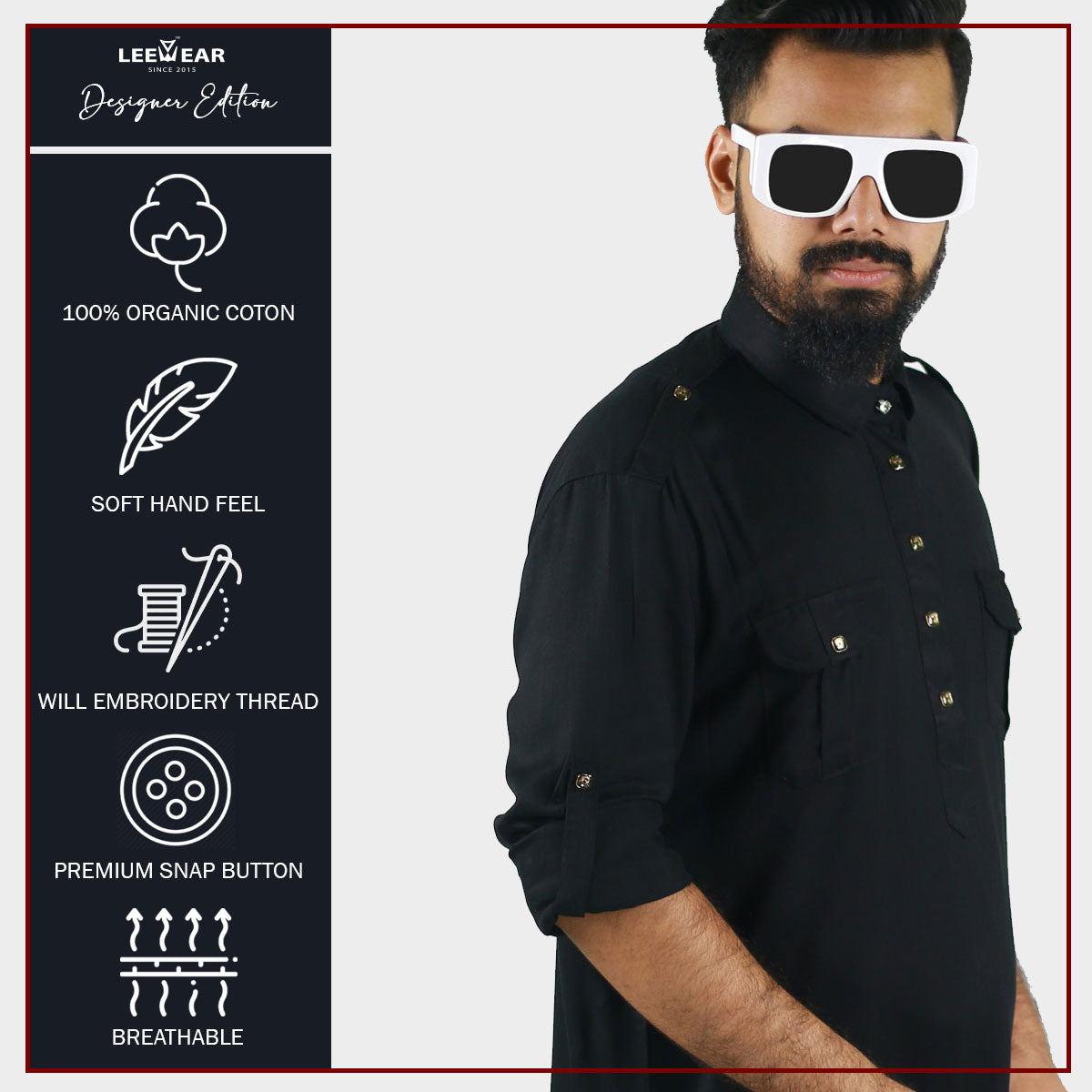 LeeWear's kurta: Stylish Kabli Punjabi Designs for Men PN21108