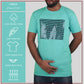 Aqua Color Bicycle Print T-Shirts TS21102