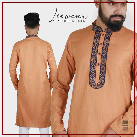 LeeWear's Linen Punjabi Kurta - Lightweight & Breathable Ethnic Wear PN21117