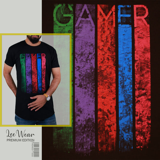 Black Gamer T-Shirts TS21104