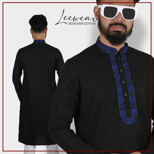LeeWear's Linen Punjabi Kurta - Lightweight & Breathable Ethnic Wear PN21118