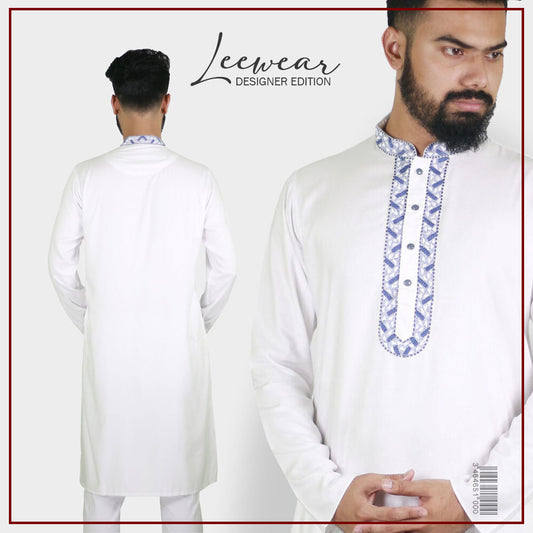 LeeWear's Linen Punjabi Kurta - Lightweight & Breathable Ethnic Wear PN21122