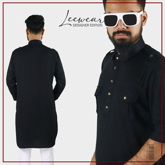LeeWear's kurta: Stylish Kabli Punjabi Designs for Men PN21108