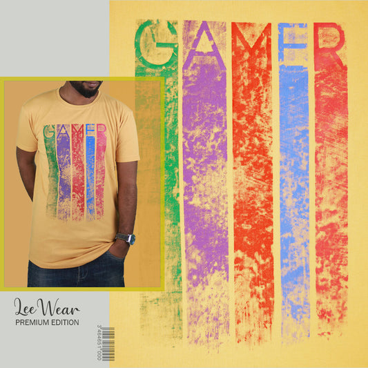 Amber Color Gamer T-Shirts TS21104