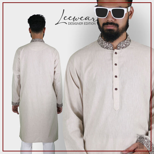 LeeWear Rimi Cotton Punjabi Kurta - Handmade, Lightweight & Breathable. PN21115