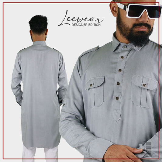LeeWear's kurta: Stylish Kabli Punjabi Designs for Men PN21107